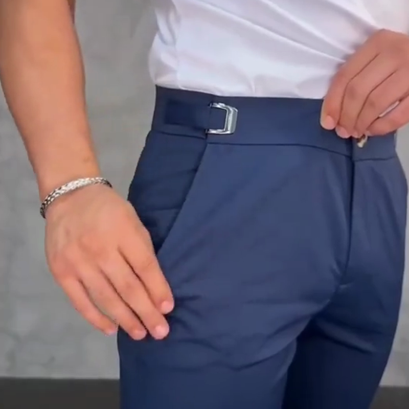 Sumoravibe - Pantaloni aderenti elasticizzati da uomo