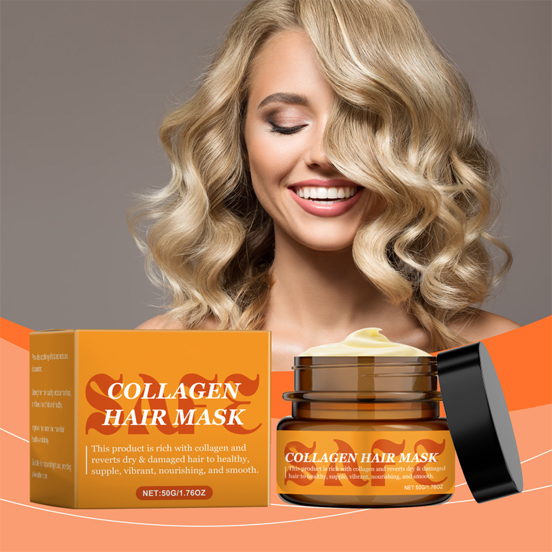 Sumoravibe - Maschera per Capelli al Collagene per Capelli Secchi e Danneggiati