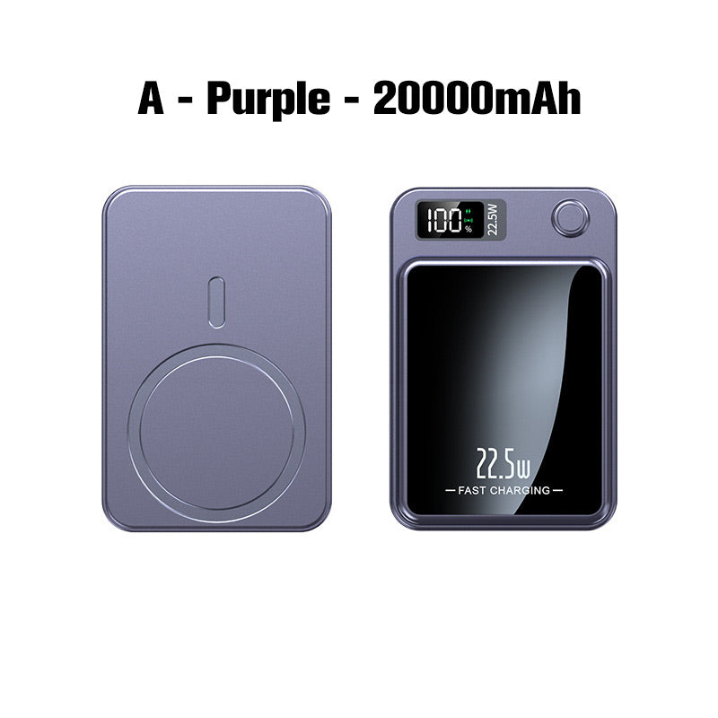 Sumoravibe - 22,5 Watt Ultra Sottile Carica Rapida 20000mAh Power Bank Mobile