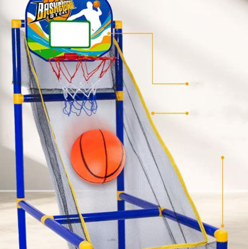 Sumoravibe - Gioco arcade di basket per bambini da interno con 4 palloni