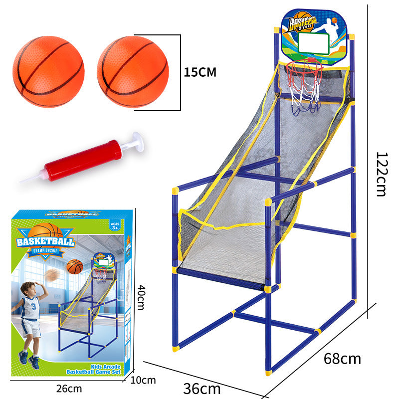 Sumoravibe - Gioco arcade di basket per bambini da interno con 4 palloni