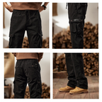 Sumoravibe - Pantaloni cargo tattici da uomo in cotone