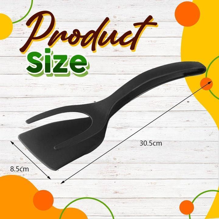 Sumoravibe - Mai più Padelle Graffiate! 🔥 Pinza e Spatola in 1 | Silicone Morbido Antiaderente e Resistente al Calore